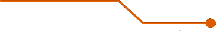 Decoración de cable naranja