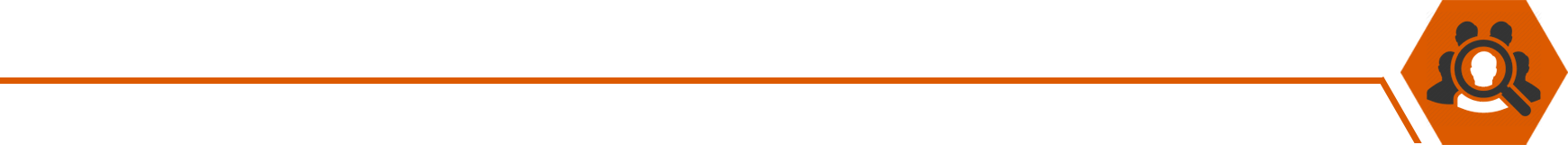 Logo lupa buscando personas